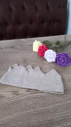 Háčkovaná korunková čelenka, <50 - 158