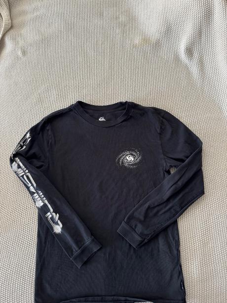 Čierne tričko quiksilver, quiksilver,xs