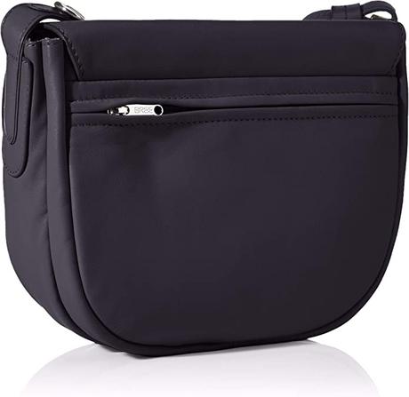 Bree, čierna kožená crossbody kabelka,