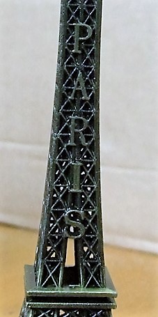 Kovova eifelova veza - 10 cm, 