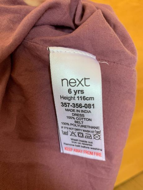 Next - dievcenske saty 116cm, next,116