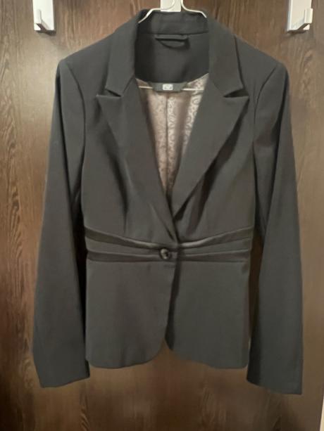 Čierne elegantne sacko, f&f, veľkosť 34, f&f,34