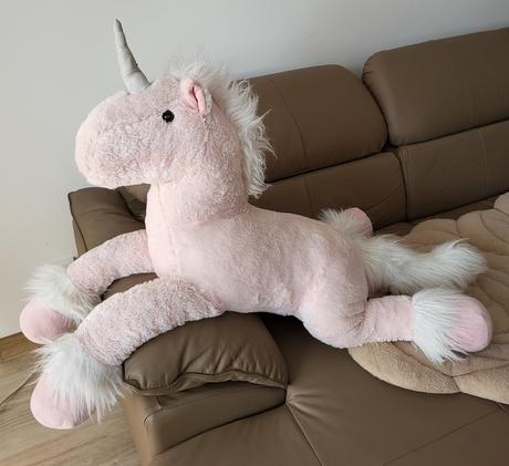 Veľký plyšový jednorožec 60cm,