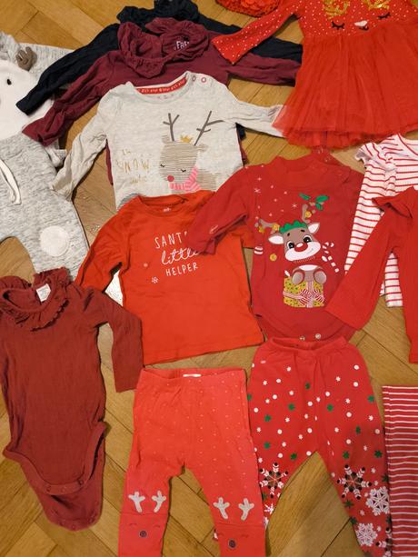 Vianočné oblečenie veľkosť 74, 68–80