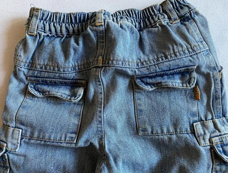 Bavlnené šúchané rifle- džegíny v. 86/92, 86