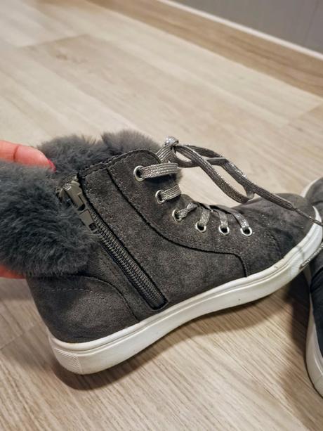 Zateplené tenisky s kožušinkou, 35