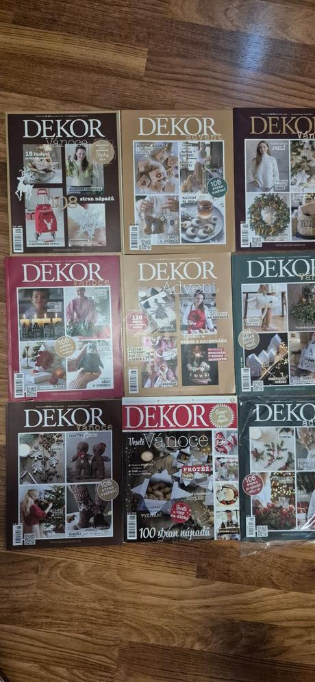 Predám časopisy dekor nove, 