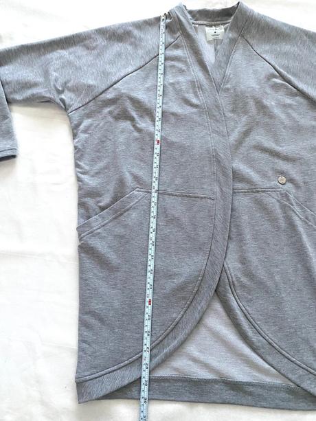 Sivá mikina/kardigan myprotein veľkosť s nadroz, 