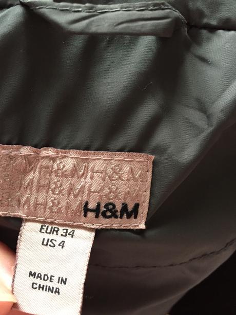 Zimna bunda, h&m,34