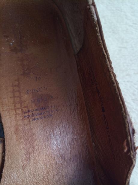 Dámske kožené topánky cindy, 39