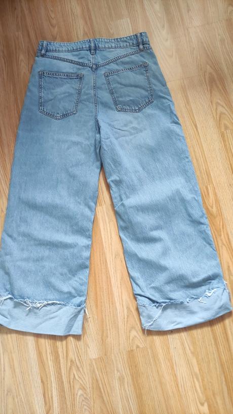 Široké trojštvrťové rifle, xl