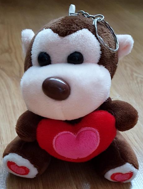 Plyšová kľúčenka,