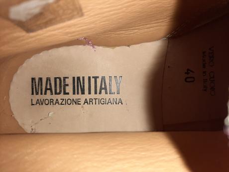 Ručne šitá kožená obuv lavorazione artigiana, 40