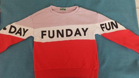 Mikina top stav  7-8r., benetton,128