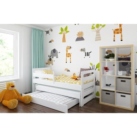 Detská dvojposteľ+šuflík,matrace, šírka (cm): 80,dĺžka (cm): 180