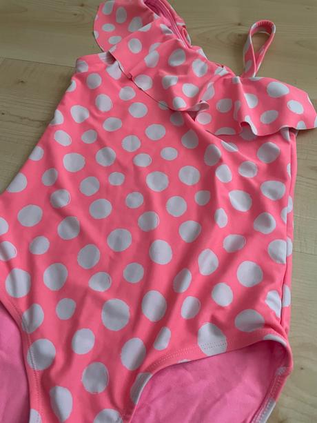 Plavky celé gulička 8-10 rokov, h&m,140