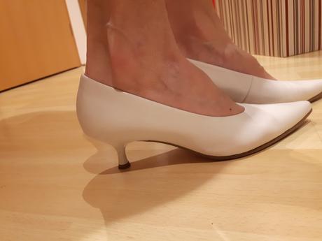 Biele lodičky, 2x nosené, č. 37 1/2, gabor,37