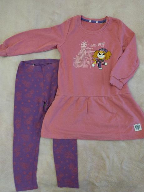 Patrola set šaty a leginky, lupilu,110