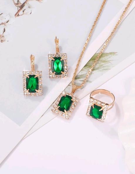 Smaragdove náušnice, sety,
