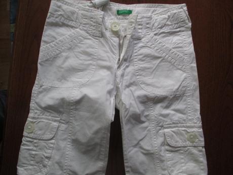Letné nohavice 122, benetton,116