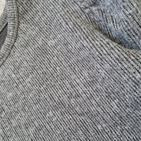 Zara šedý pulóver s nabratými rukávmi, zara,s