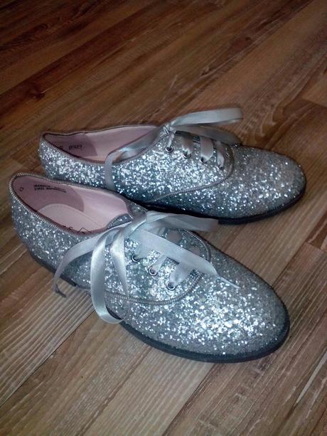 Trendy strieborné topánky  - veľ. 33, f&f,33