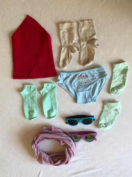 Balíček oblečenia 98/104, 10 ks, šatka, nákrčník, 86–98