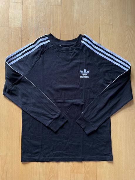 Bavlnene tricko s dlhym rukavom adidas, adidas,164