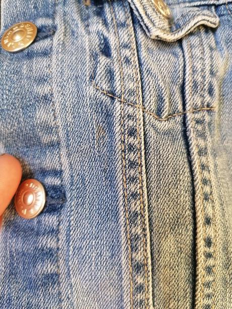 Riflová bunda, h&m,110