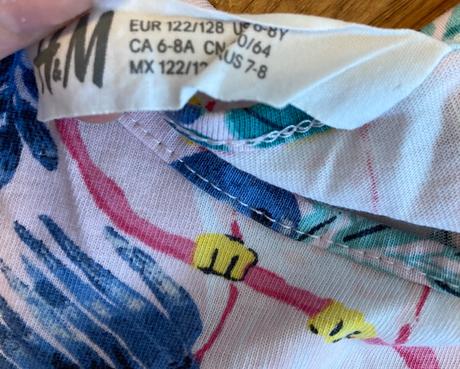 Saty s papagajmi, h&m,122