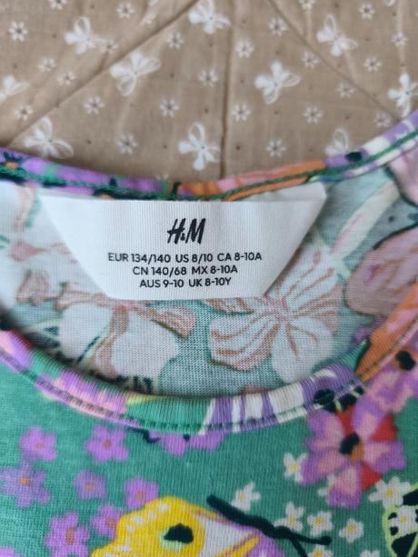 Dievčenské šaty, h&m,134