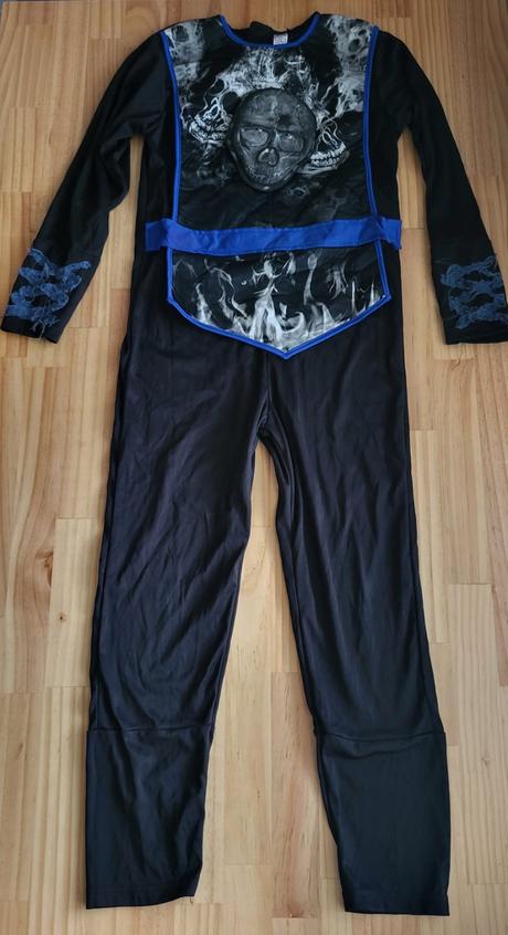 Karnevalový overal lebka na 9-10 rokov, 