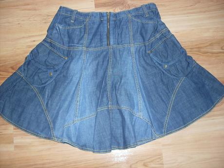 Sukňa-mäkká riflovina, l