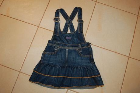 Riflová šatová sukienka., original marines,104