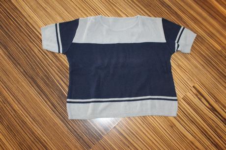 Oversize úpletový crop top moda plus v. s, s