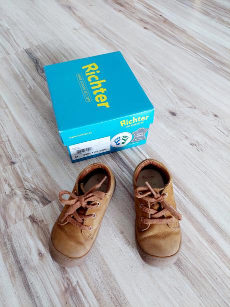 Barefoot hnedé topánky richter, richter,21