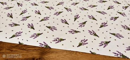 Bavlnená látka -levanduľa - cena za 10 centimetrov, 