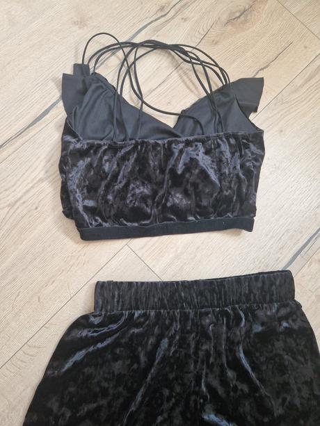 Komplet - cropp top + nohavice, s