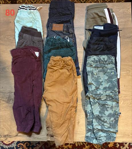 Taška s detským oblečením vel.80, 68–80