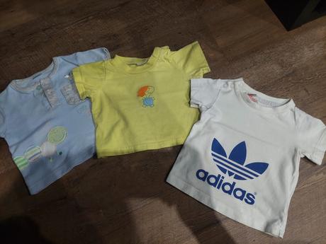 3x tricko kratky rukav, adidas,62