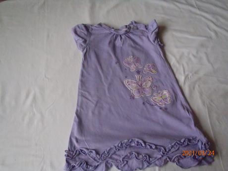 Fialové šaty s motýlikmi, dopodopo,92