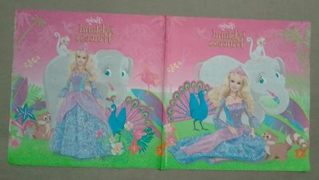 Servítka barbie - the island princess 4ks (s320), 