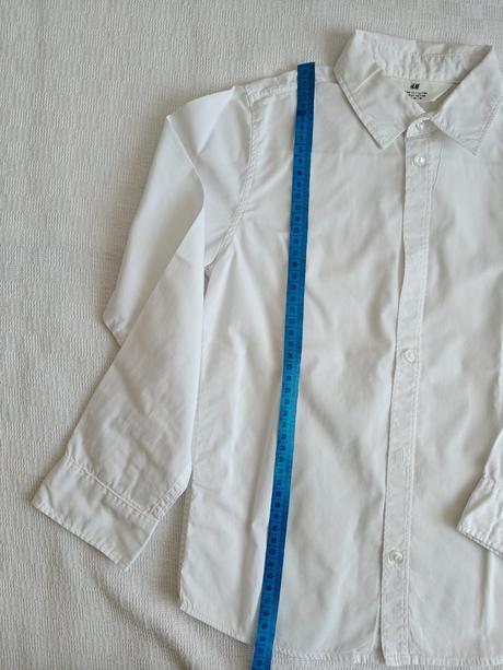 Košeľa s dlhym rukávom, velk. 128, zn.hm, h&m,128