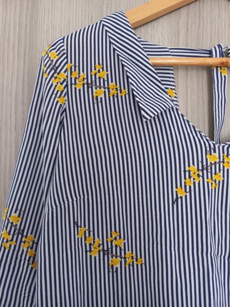 Nenosena bluzka s vystrihom vzafu, f&f, 36, f&f,36