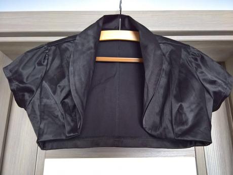 Saténové bolerko, s