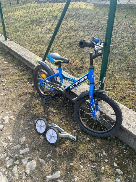 Bicykel ctm 16 s pomocnymi kolieskami, ctm,16