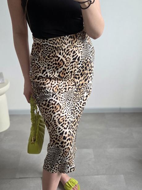 Zara leo midi sukňa xs/s, zara,xs