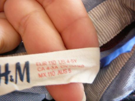 Chlapcenska kosela, h&m,110