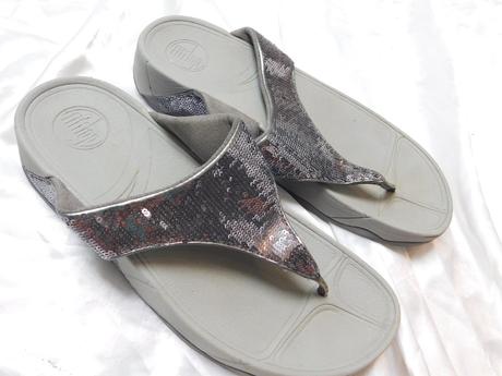 Fitflop luxusne flitrovane žabky, 41