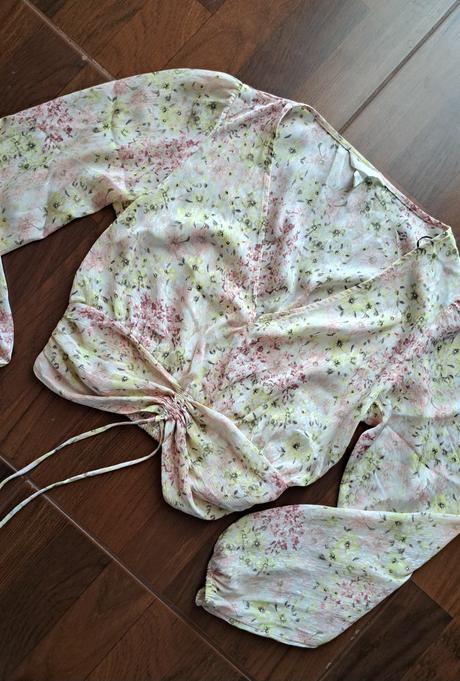 Nádherná cropp blúzka raz oblečená, h&m,s